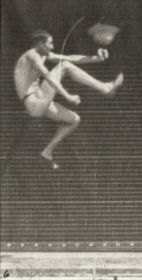 Plate 366 Running, hitch and kick — figure reference